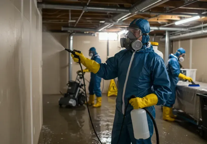 Basement Sanitization and Antimicrobial Treatment process in Laurel County, KY